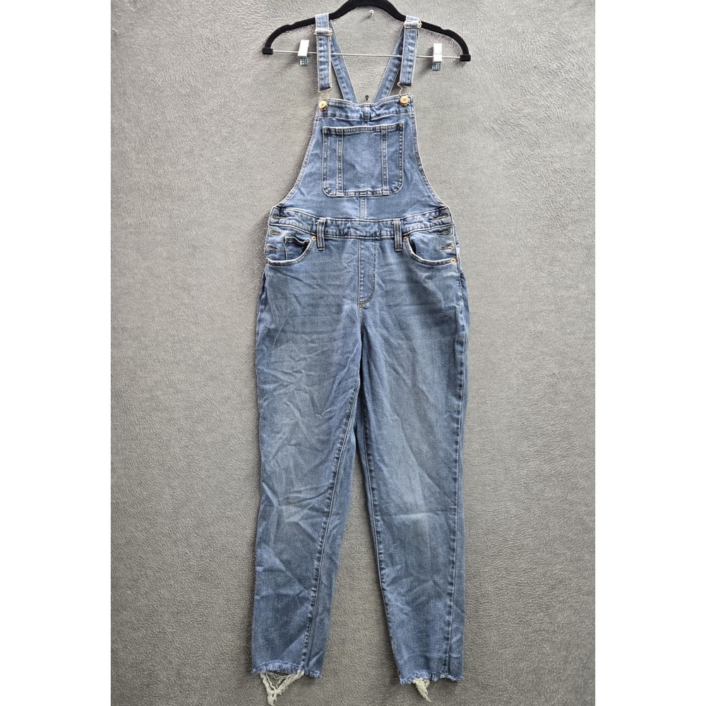 Universal Thread Women Jeans 6/28R Blue Denim Overalls‎ 27" Inseam
